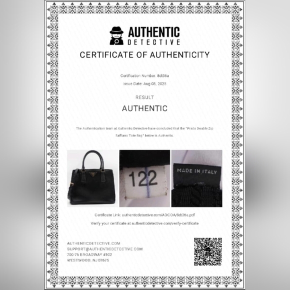 BQ42 💖 Prada Saffiano Leather Shoulder Bag - Picture 2 of 15